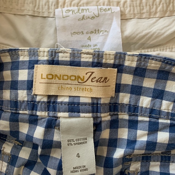 London Jean Shorts. Two Pair. Sz 4 - Picture 3 of 3